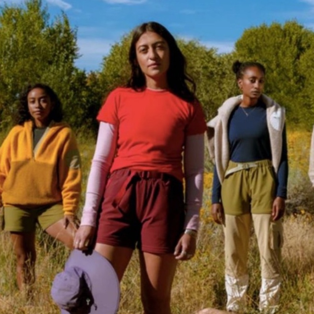 Outdoor Voices Merino Red Tee